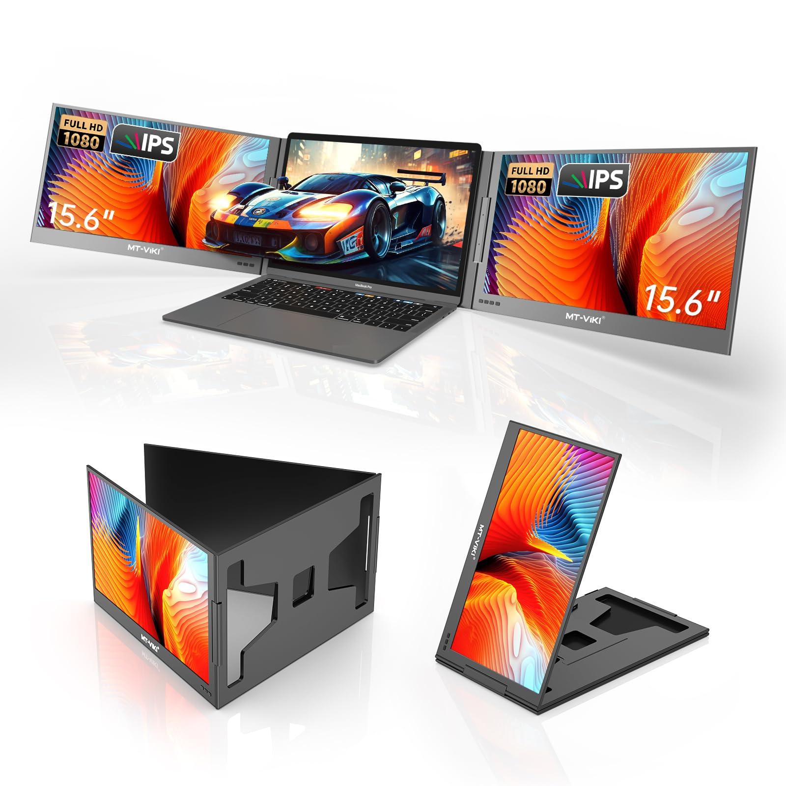 15.6 inch Laptop Screen Extender, Potable Screen for Laptop Only One USB-C Cable Connection（LMP1） - MT-VIKI