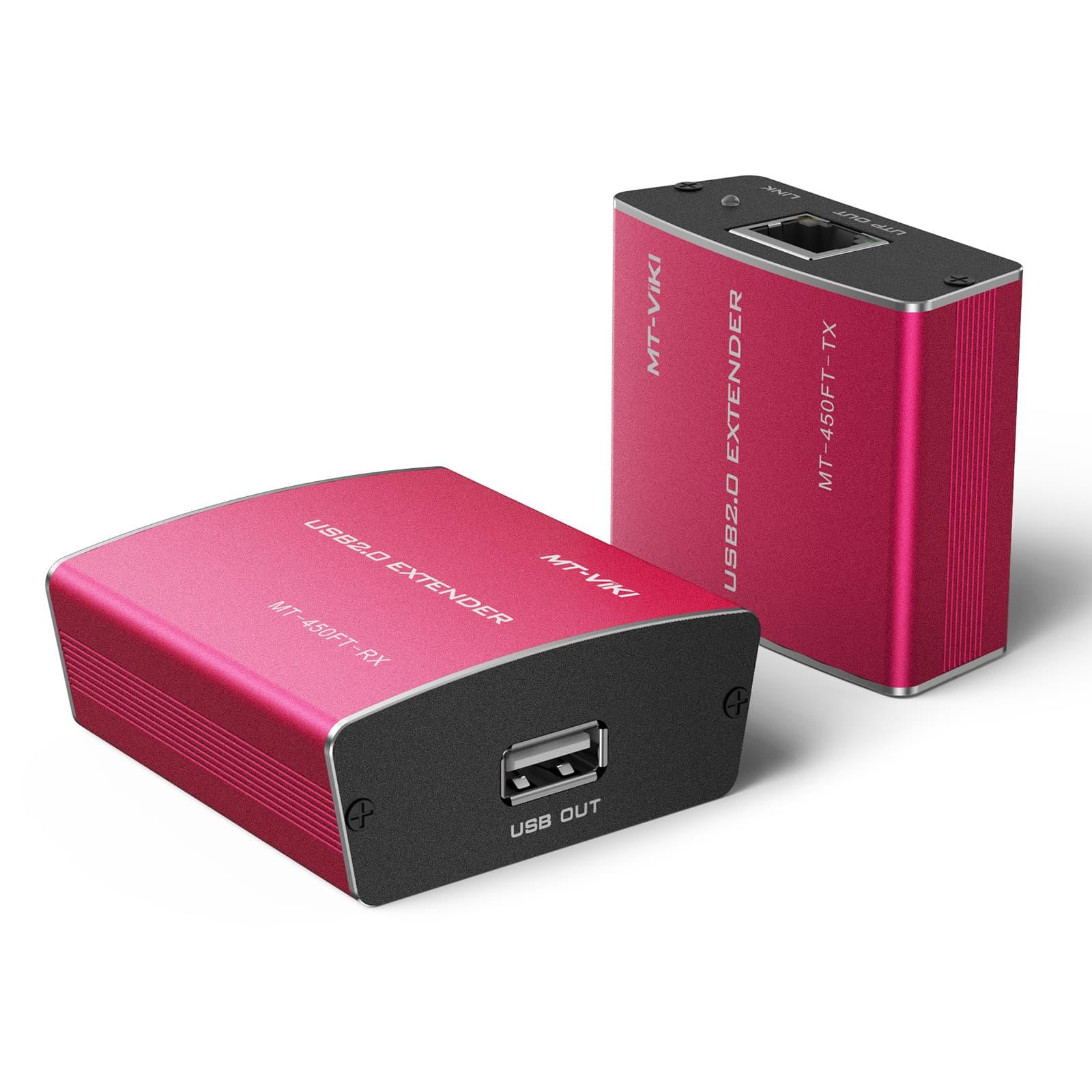 100m USB Extender Over Cat5e/6 Ethernet（450FT） - MT-VIKI