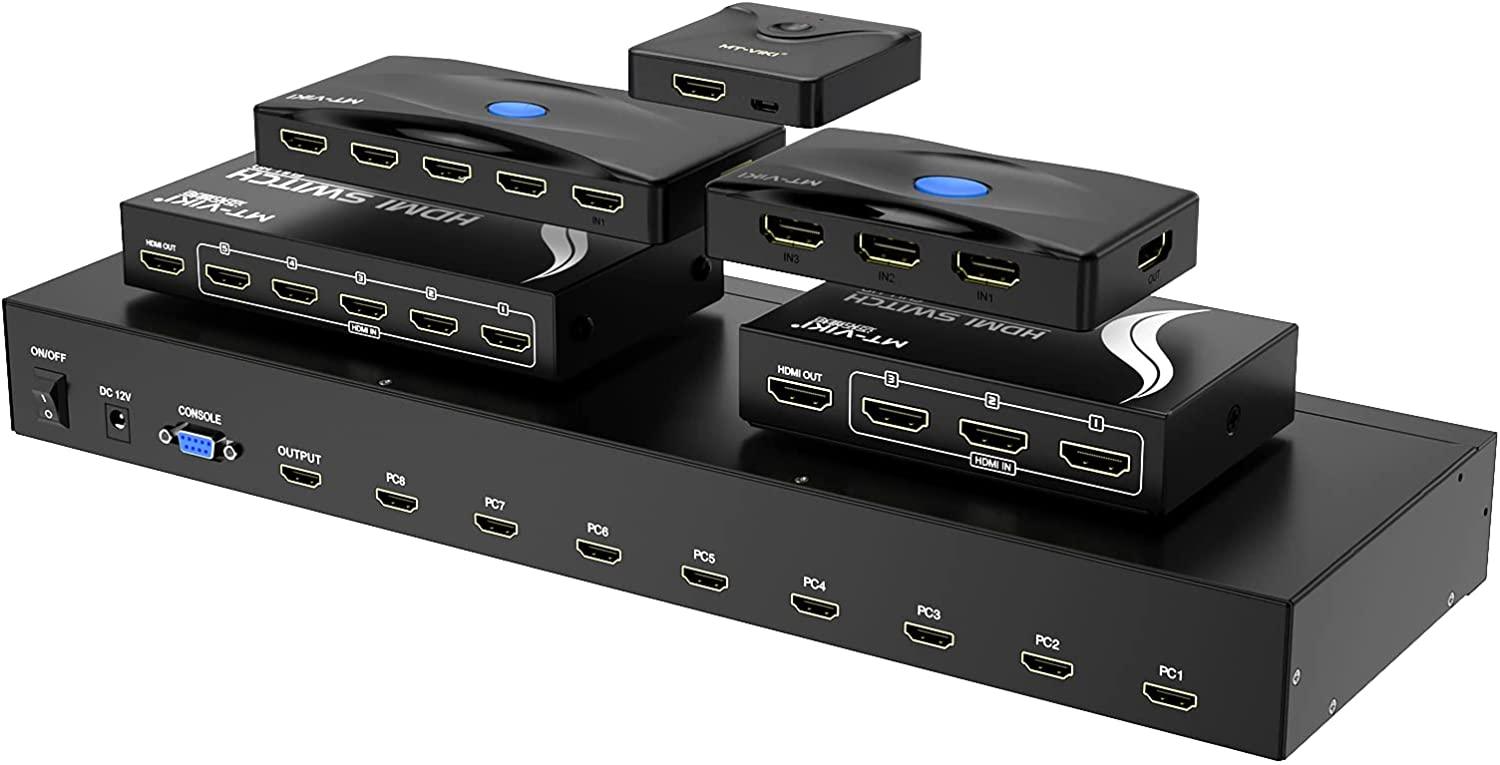 4K 30Hz 5 Port HDMI Switch Switcher 5 in 1 out Selector（SW501） - MT-VIKI