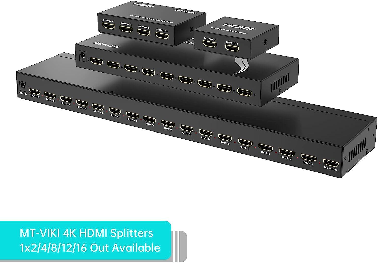 4K 30Hz HDMI Splitter 1 in 8 out 1x8（SP108M） - MT-VIKI