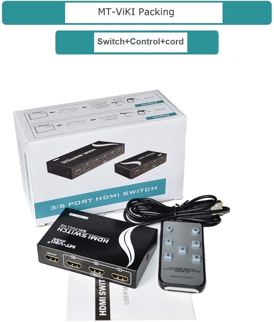 4K 30Hz 3 Port HDMI Switch Switcher 3 in 1 out Selector（SW301） - MT-VIKI