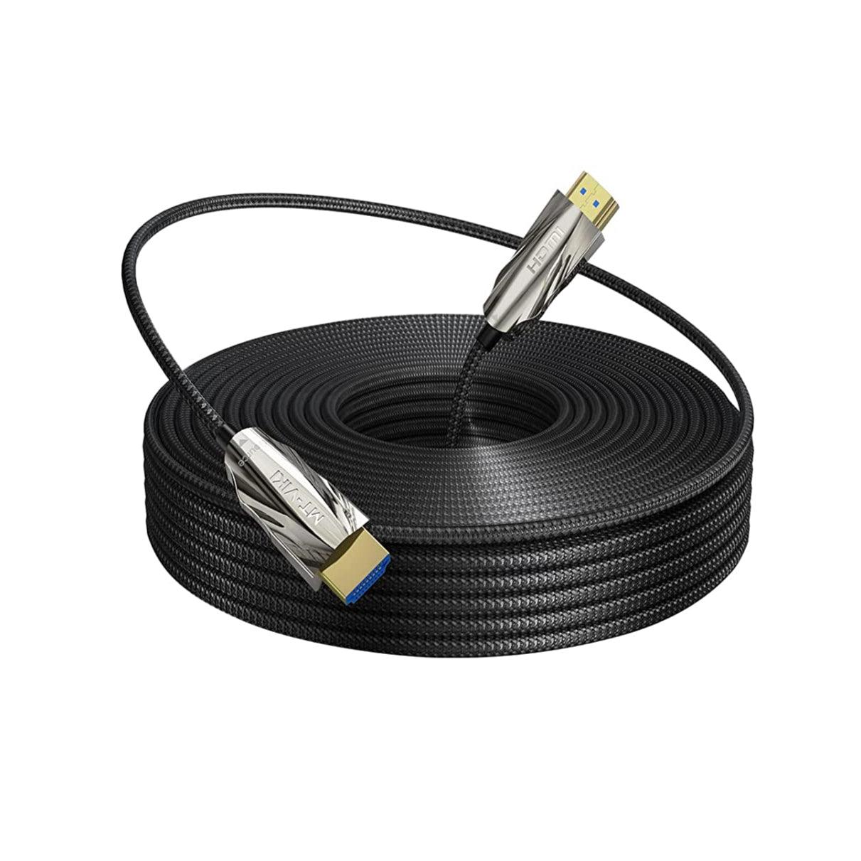 8K 60Hz Fiber HDMI Cable 60m/200ft, Industrial-Grade - MT-VIKI