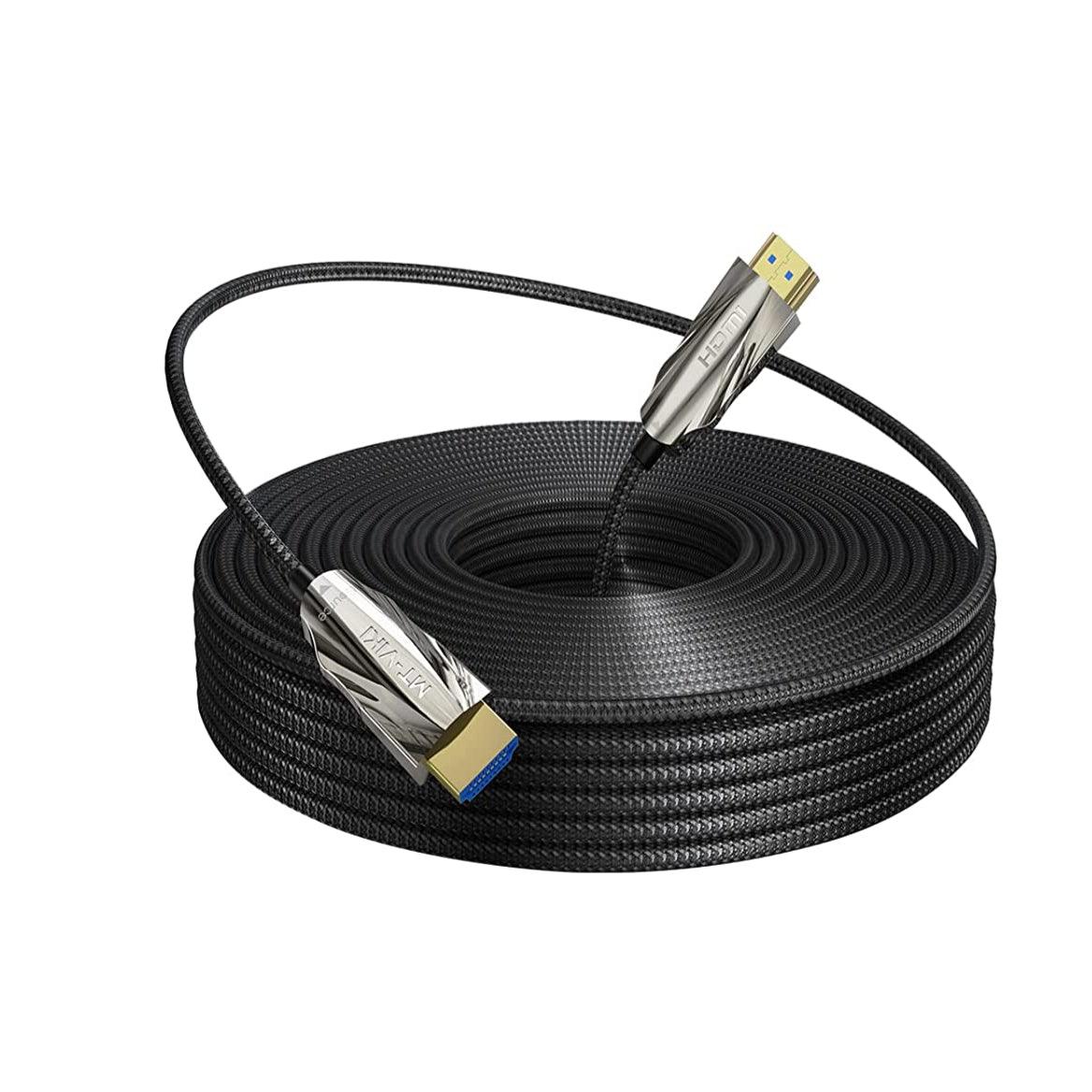 8K 60Hz Fiber HDMI Cable 15m/50ft, Industrial-Grade - MT-VIKI