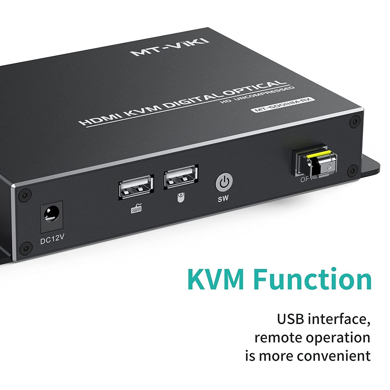 1080P 20km HDMI Extender over Fiber Optic w/Loop Out（GD02H） - MT-VIKI