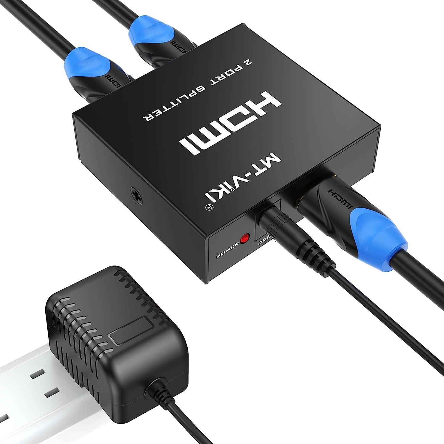 4K 30Hz HDMI Splitter 1 in 2 out 1x2 for Dual Monitor（SP102M） - MT-VIKI