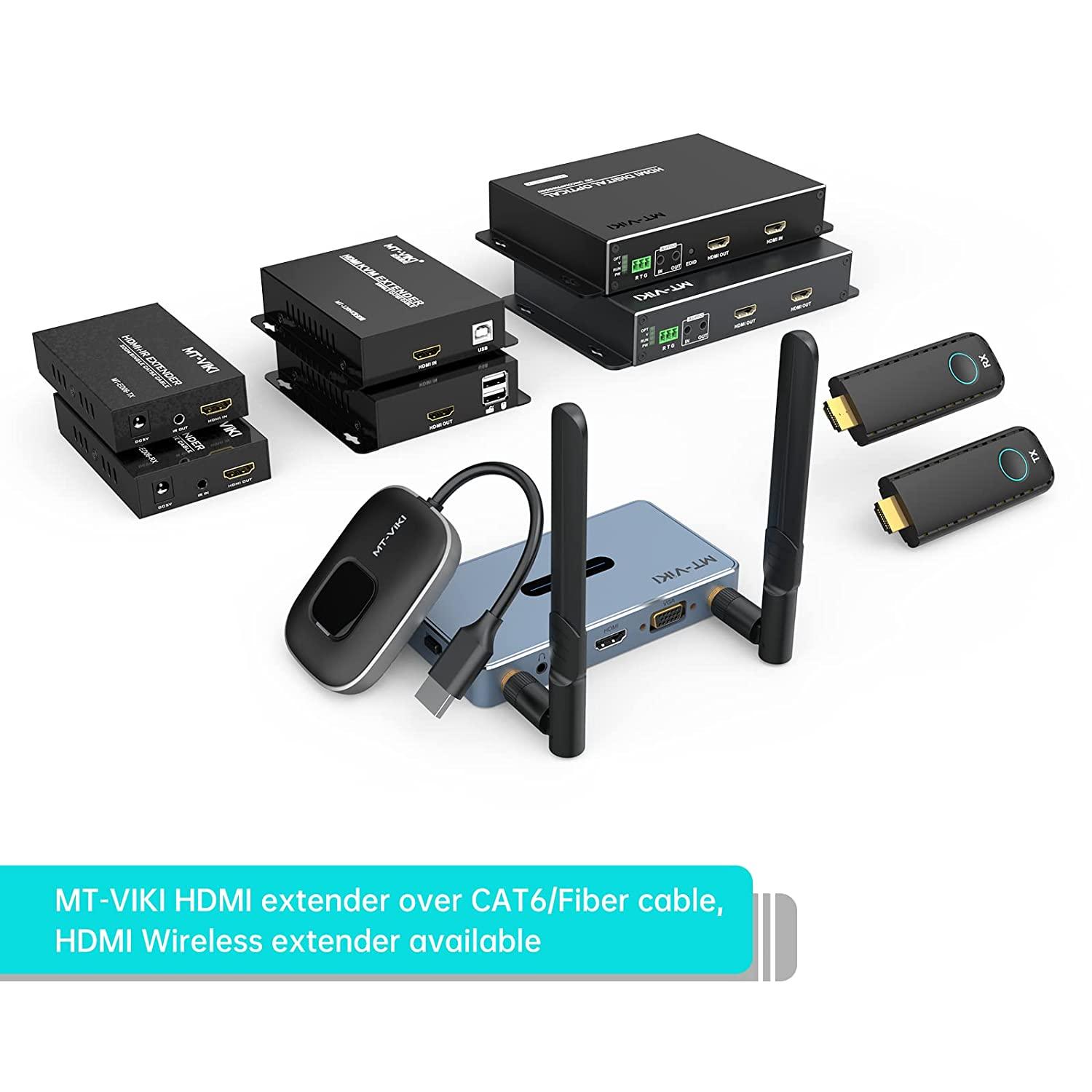 1080P 20km HDMI Extender over Fiber Optic w/Loop Out（GD02H） - MT-VIKI