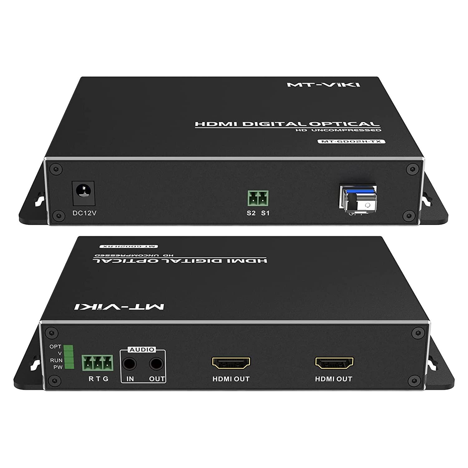 1080P 20km HDMI Extender over Fiber Optic w/Loop Out（GD02H） - MT-VIKI