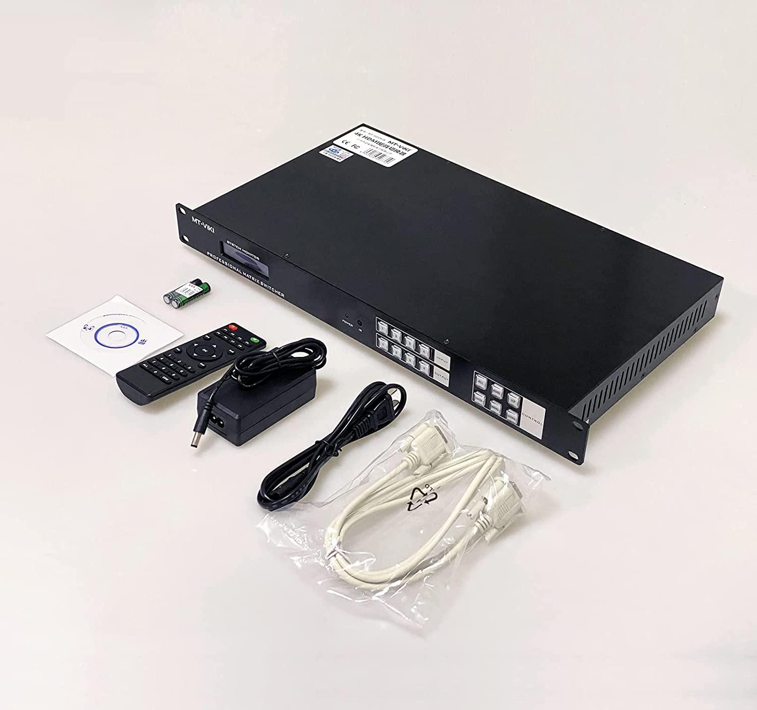 HDMI Matrix 4x4 4K@30Hz Matrix Switcher 4 in 4 out（HD4X4 ） - MT-VIKI