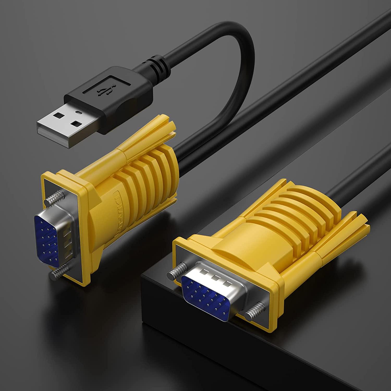 USB VGA KVM Switch Cable 3m (10ft) 2-in-1 - MT-VIKI