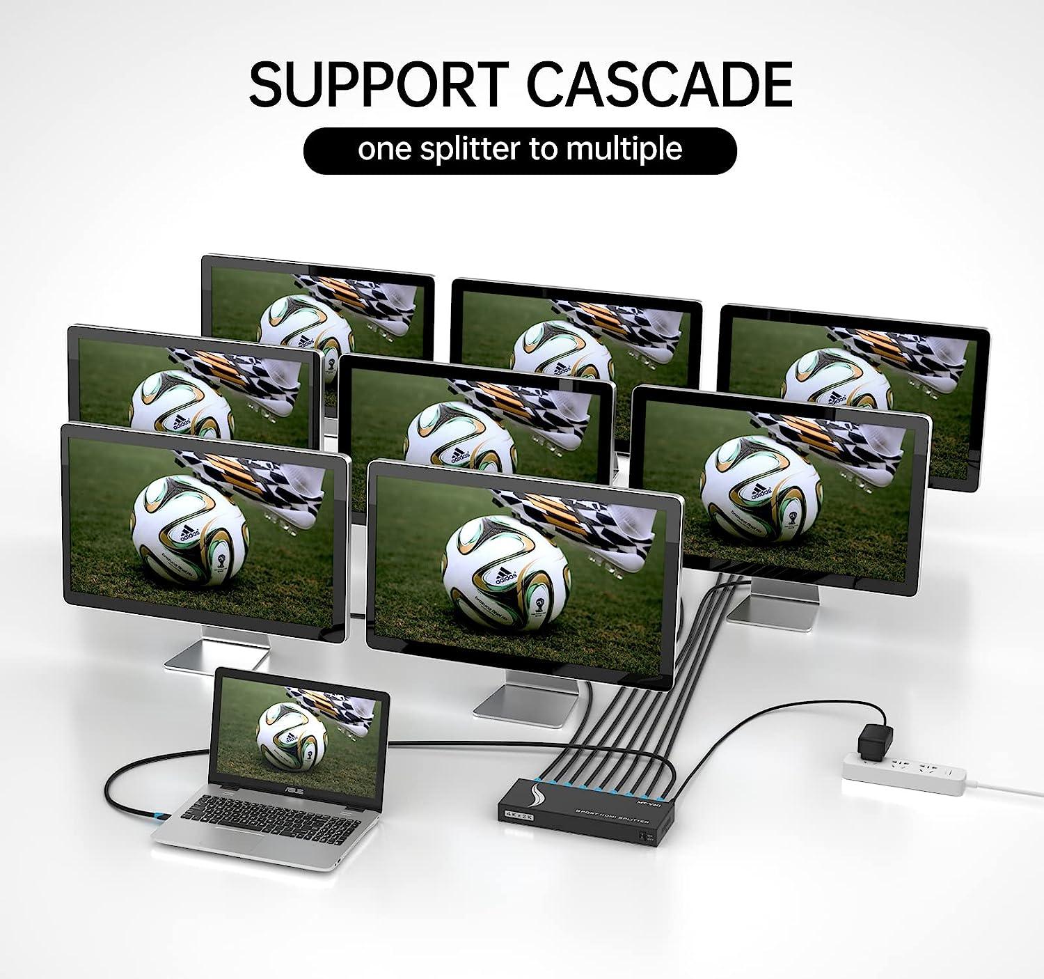 4K 30Hz HDMI Splitter 1 in 8 out 1x8（SP108M） - MT-VIKI