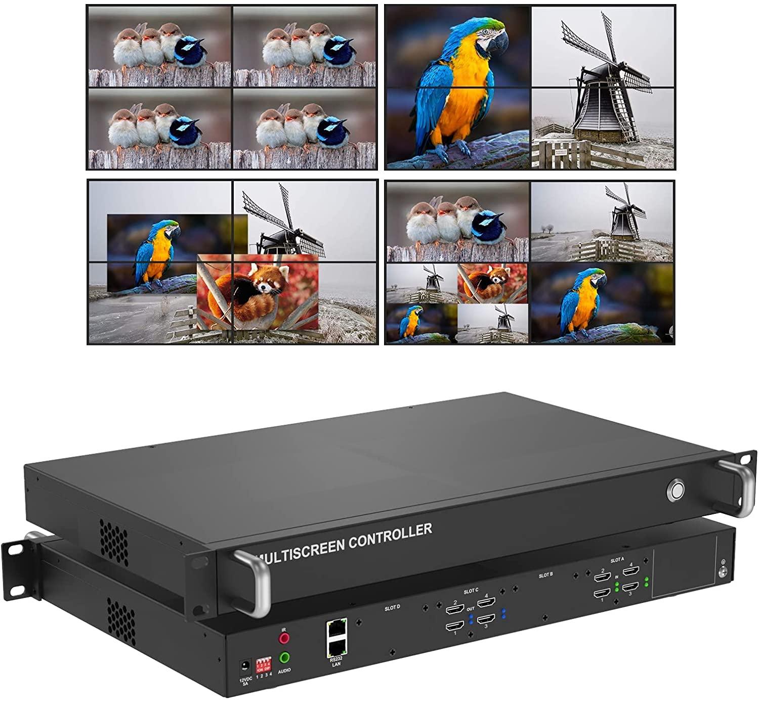 Seamless Video Wall Processor 2x4 with PIP POP Support HDMI matrix 8 in 8 Out（DM0808） - MT-VIKI