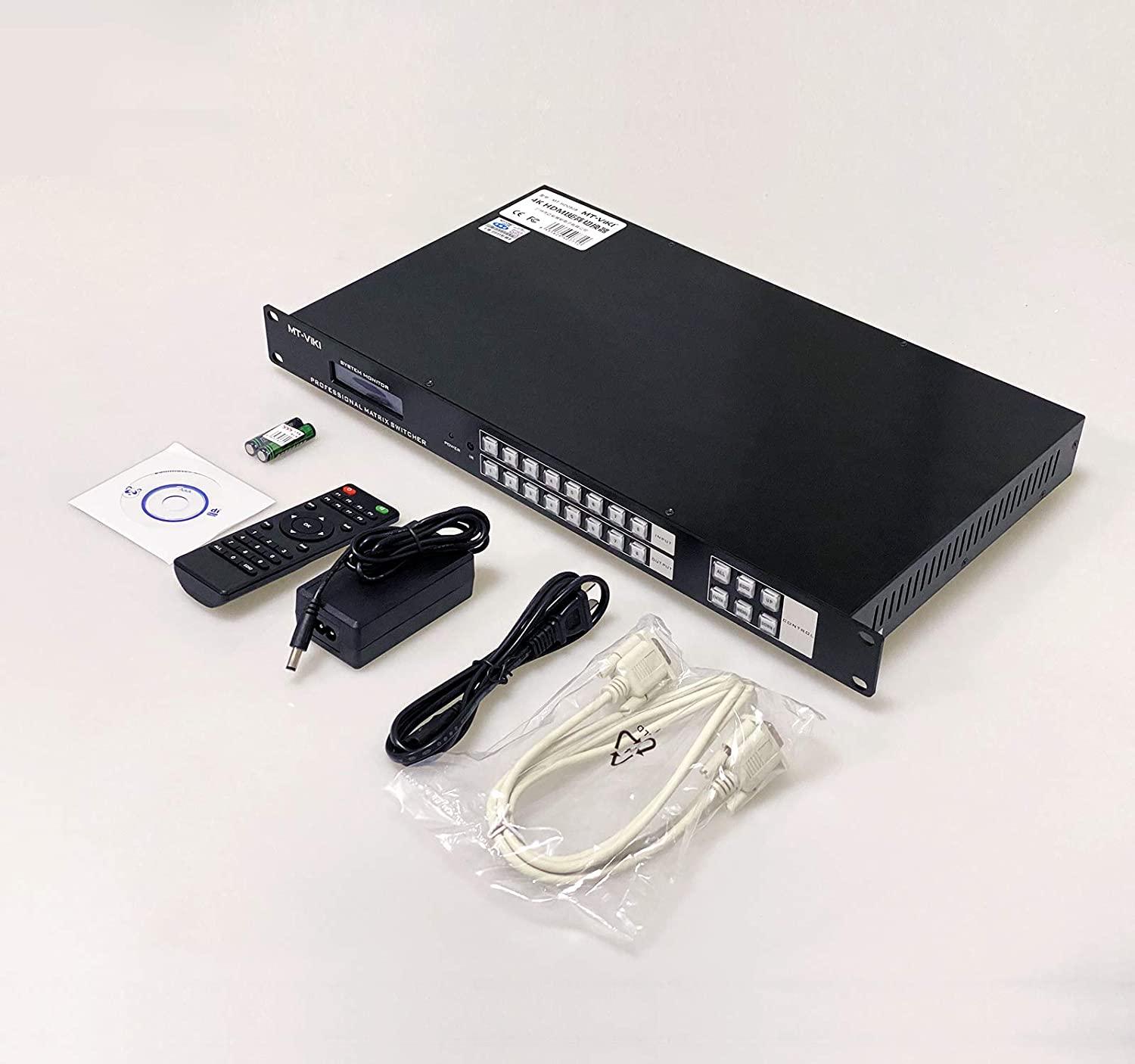 HDMI Matrix 8x8 4K@30Hz Matrix Switcher 8 in 8 out + Web GUI（HD0808-W） - MT-VIKI