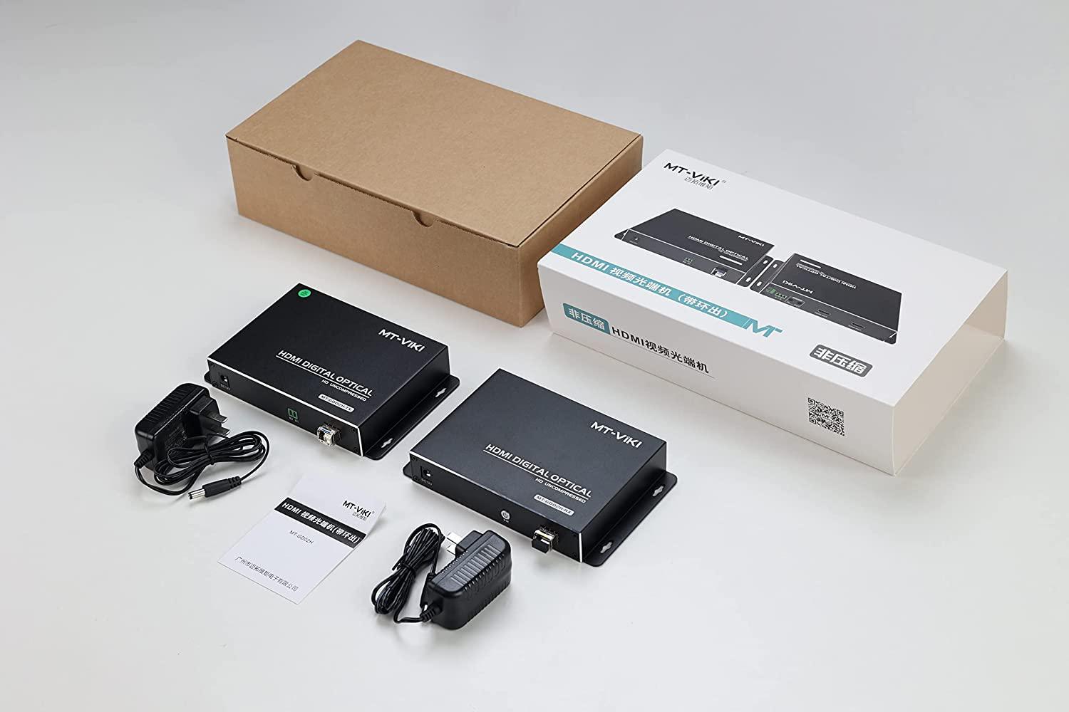 1080P 20km HDMI Extender over Fiber Optic w/Loop Out（GD02H） - MT-VIKI