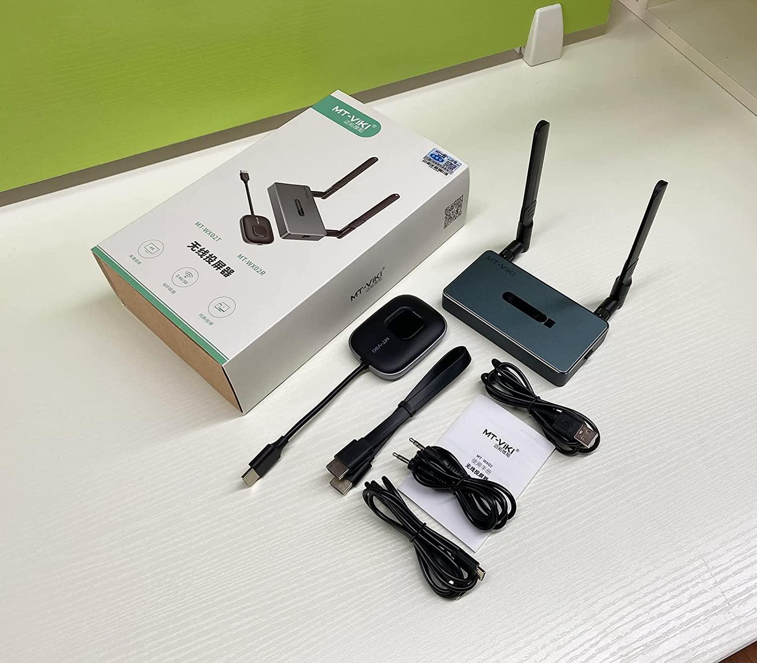 1080P 50m Wireless HDMI Transmitter and Receiver kit 1 in 2 out（WX02） - MT-VIKI