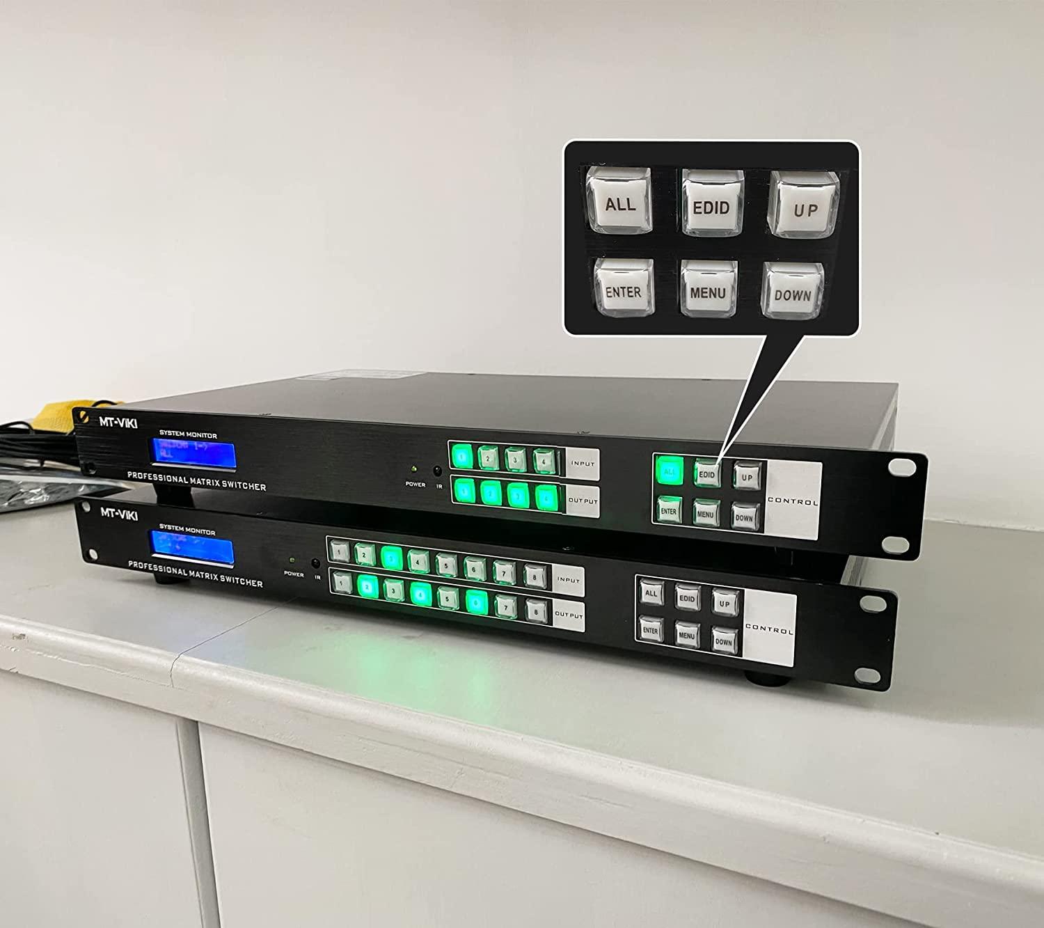 HDMI Matrix 4x4 4K@30Hz Matrix Switcher 4 in 4 out（HD4X4 ） - MT-VIKI
