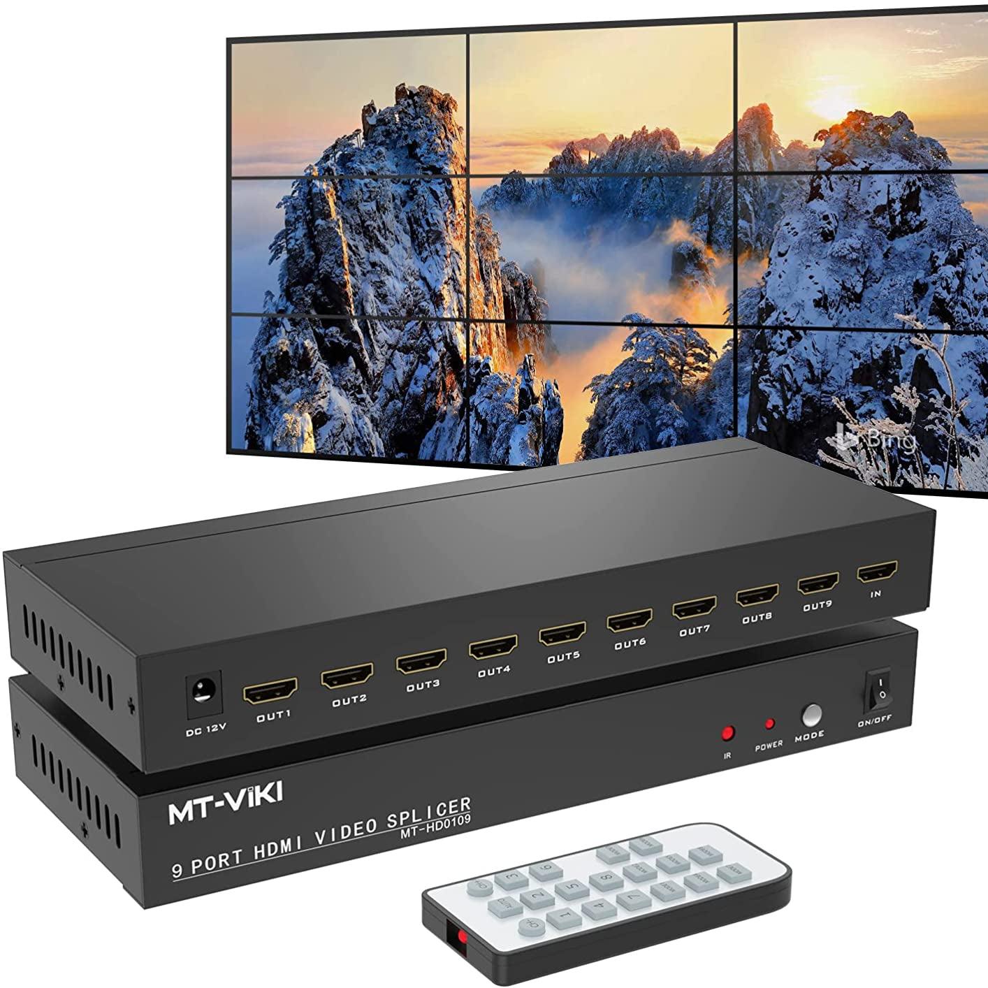 1080P Video Wall Controller 3x3 1 in 9 out（HD0109） - MT-VIKI