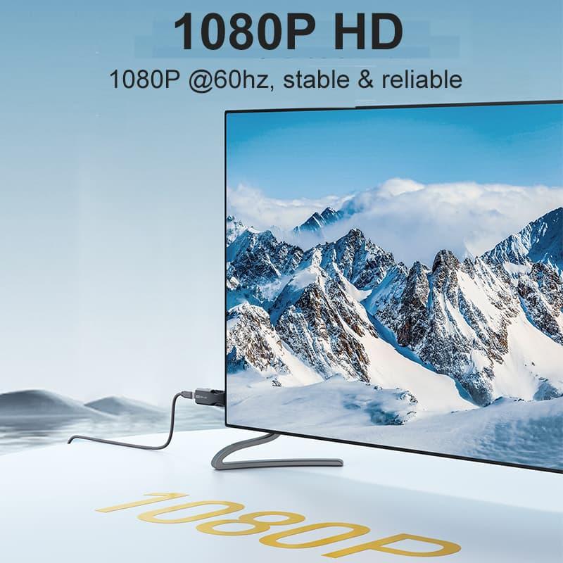 1080p@60Hz HDMI Extender Over Single Cat6/Cat 7 Cable Full HD Transmit Up to 164 Ft(50m)（ED01S） - MT-VIKI
