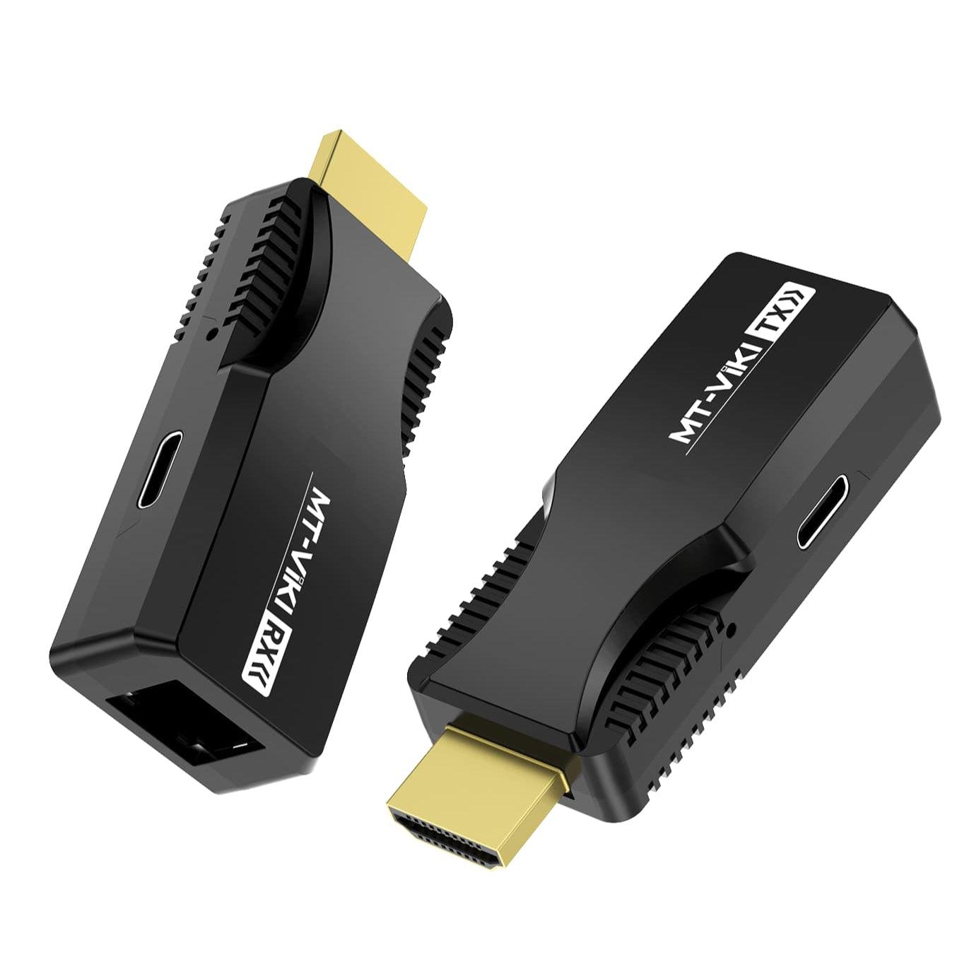 1080p@60Hz HDMI Extender Over Single Cat6/Cat 7 Cable Full HD Transmit Up to 164 Ft(50m)（ED01S） - MT-VIKI