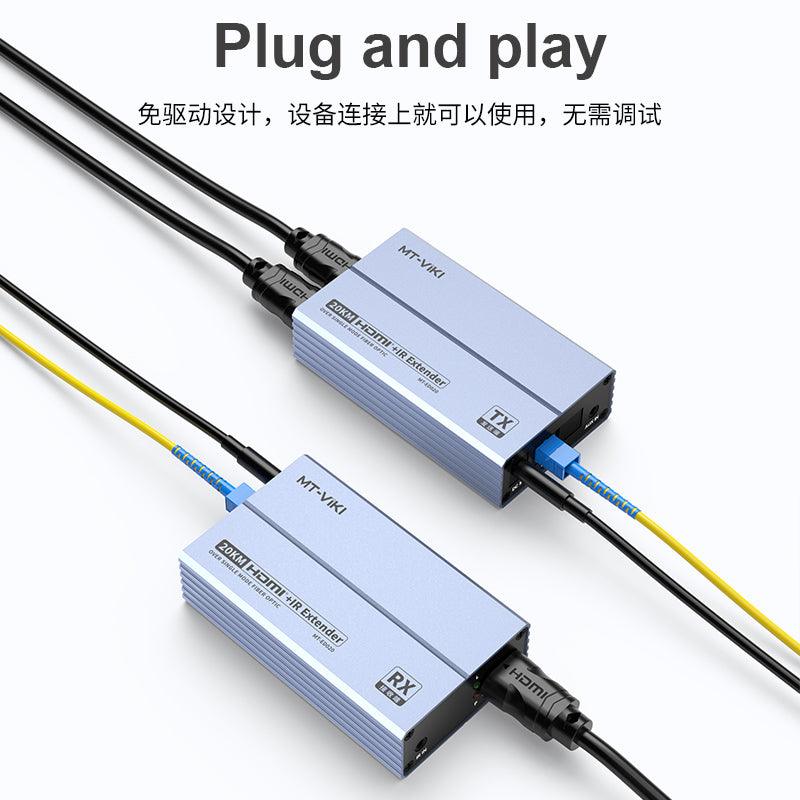 1080P 60Hz 20KM HDMI Fiber Extender（ED020） - MT-VIKI