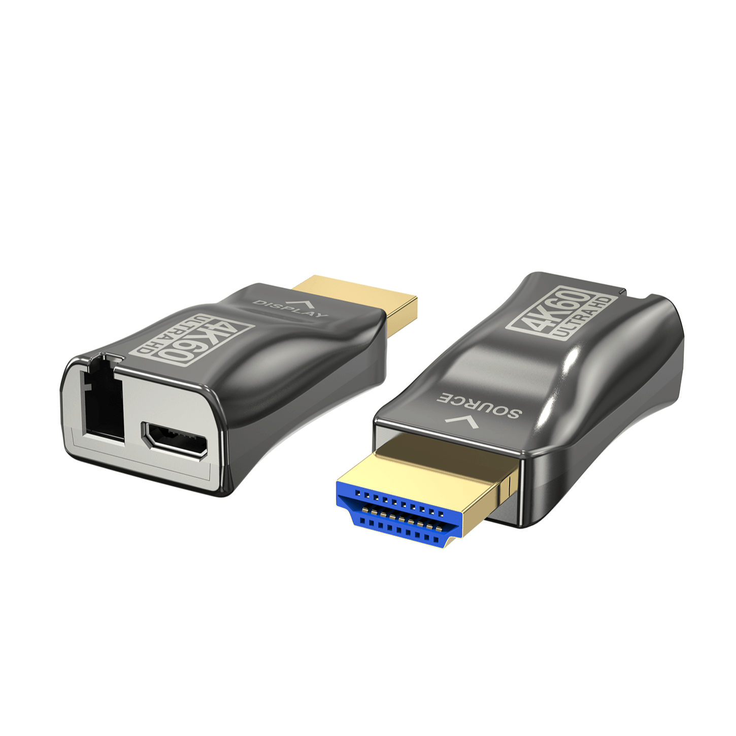 4K HDMI Extender over Multi-mode LC Fiber Optic Cable, Up to 300m (1000ft), 4K@60Hz, 18Gbps（ED03H） - MT-VIKI