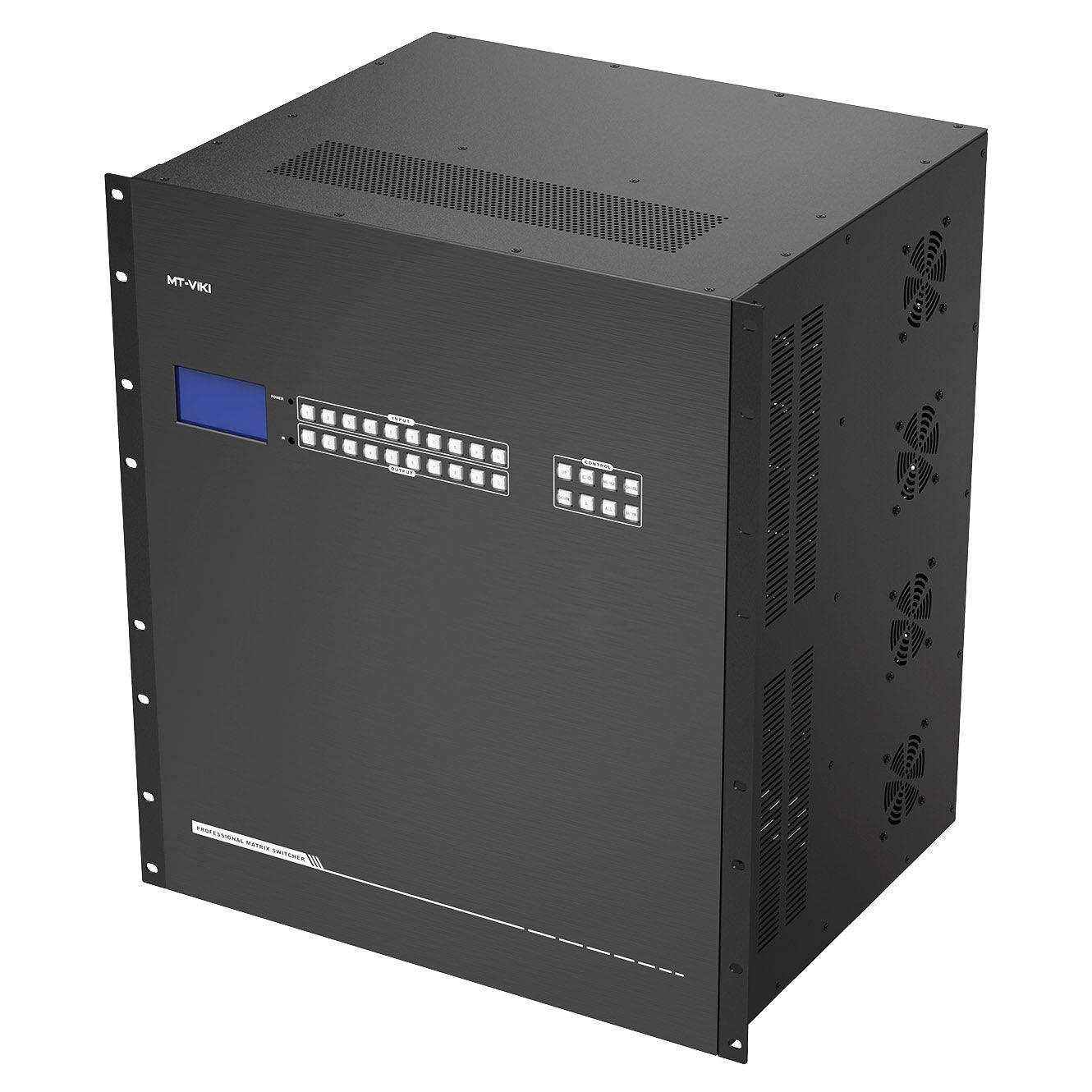 Slot-in Hybrid Matrix Switcher 72X72 4K60hz Seamless with Splicing Mode 12U（HC7272） - MT-VIKI