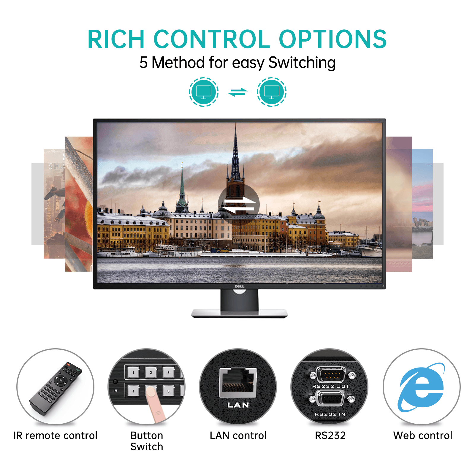 HDMI Matrix 16x16 4K@30Hz Matrix Switcher 16 in 16 out with Web GUI（HD1616L） - MT-VIKI