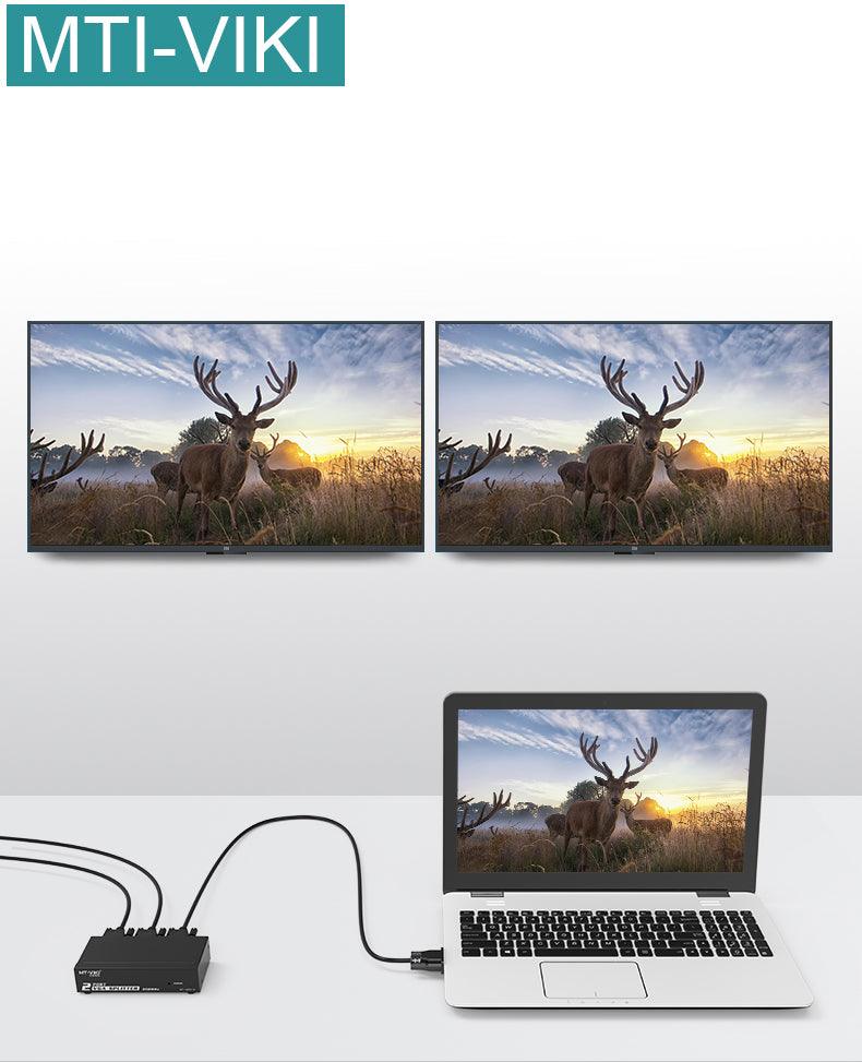 1080P VGA Splitter 1 in 8 Out 1x8 350Mhz Bandwidth（3508） - MT-VIKI
