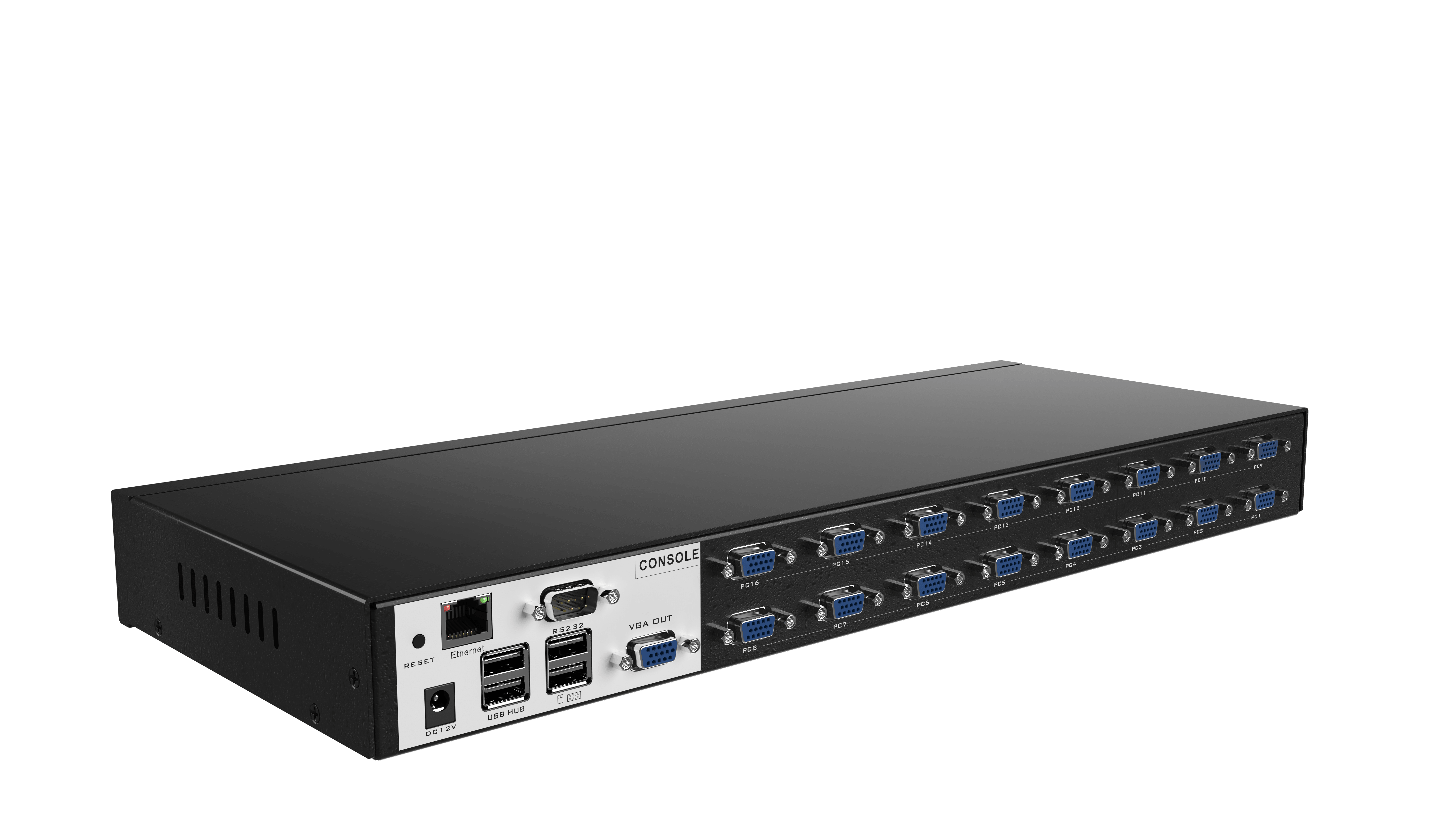 16 Port IP Access KVM Console Switch VGA + Cables, Web/OSD/hotkey（9116UP） - MT-VIKI
