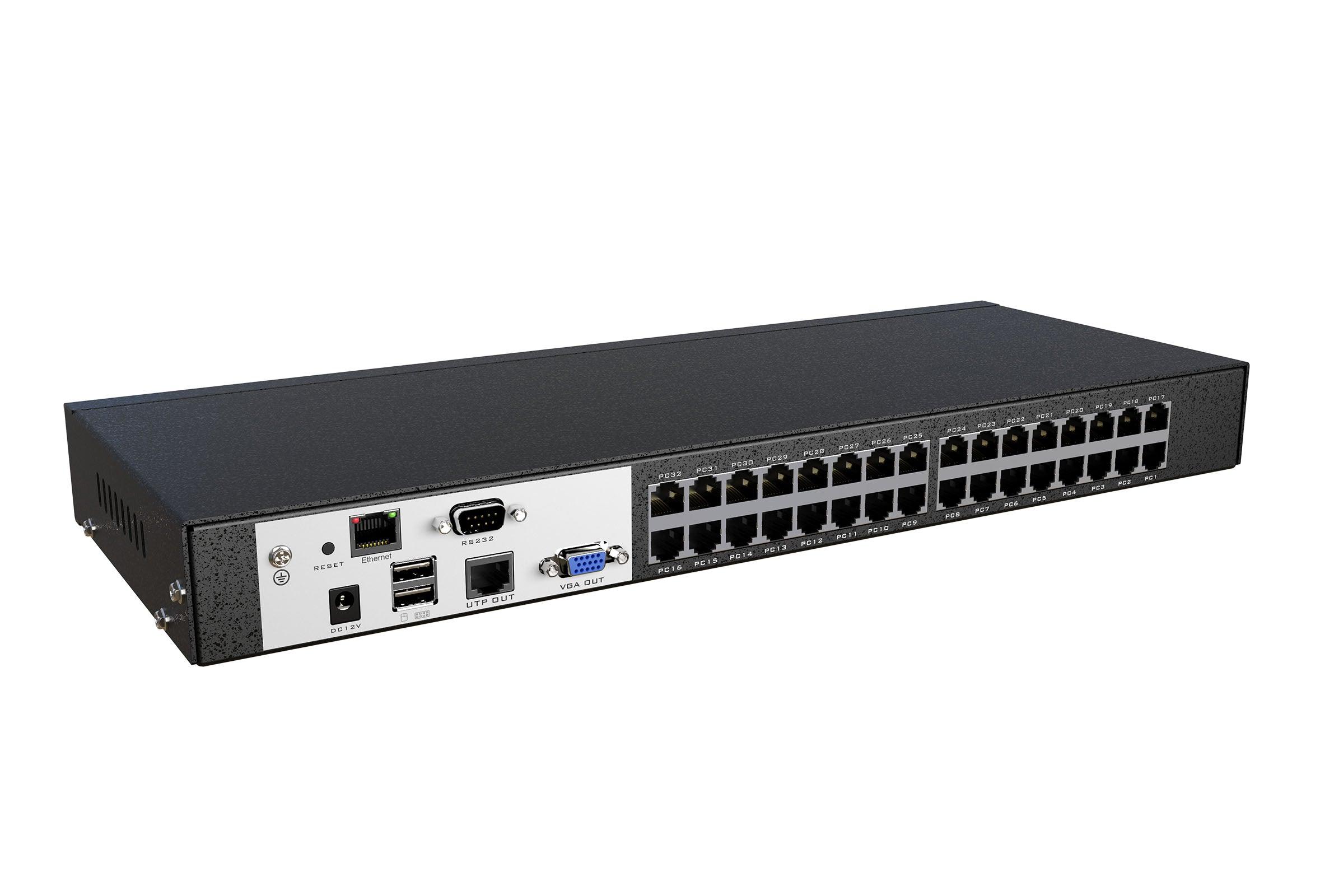 32 port VGA IP KVM Switch over Cat6, IP web access (9132MS-IP) - MT-VIKI