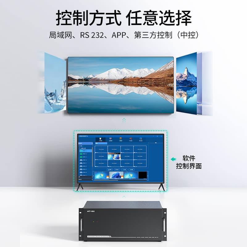 Slot-in Hybrid Video Wall Processor Controller Modular 24 in 24 out with PIP POP（DM24） - MT-VIKI