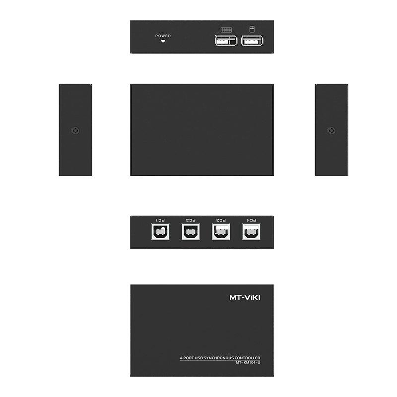4 ports mouse and keyboard synchronous controller（KM104-U） - MT-VIKI