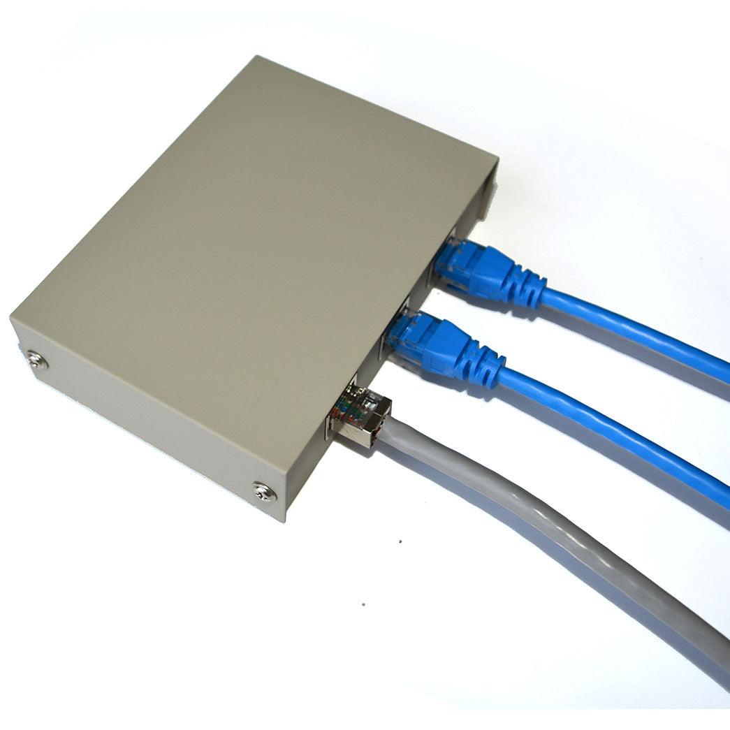 NetSwitch 2x1 RJ45 Ethernet Switch, 10M-1000M Auto-Sensing（RJ45-2） - MT-VIKI