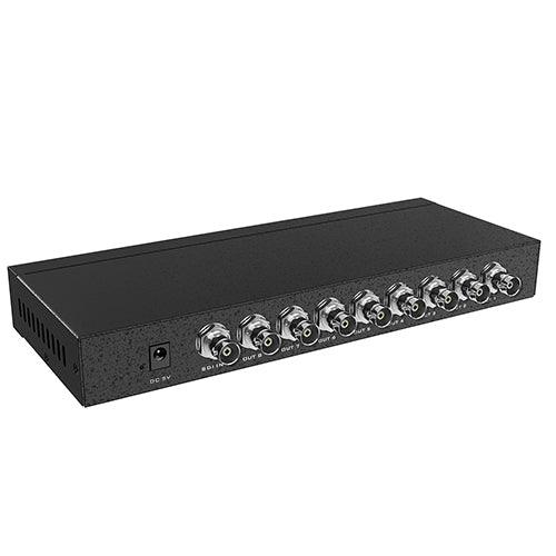Broadcast-Grade 1x8 SDI Splitter, 1080P, Zero Latency, 200m Long-Distance Transmission（SD108） - MT-VIKI