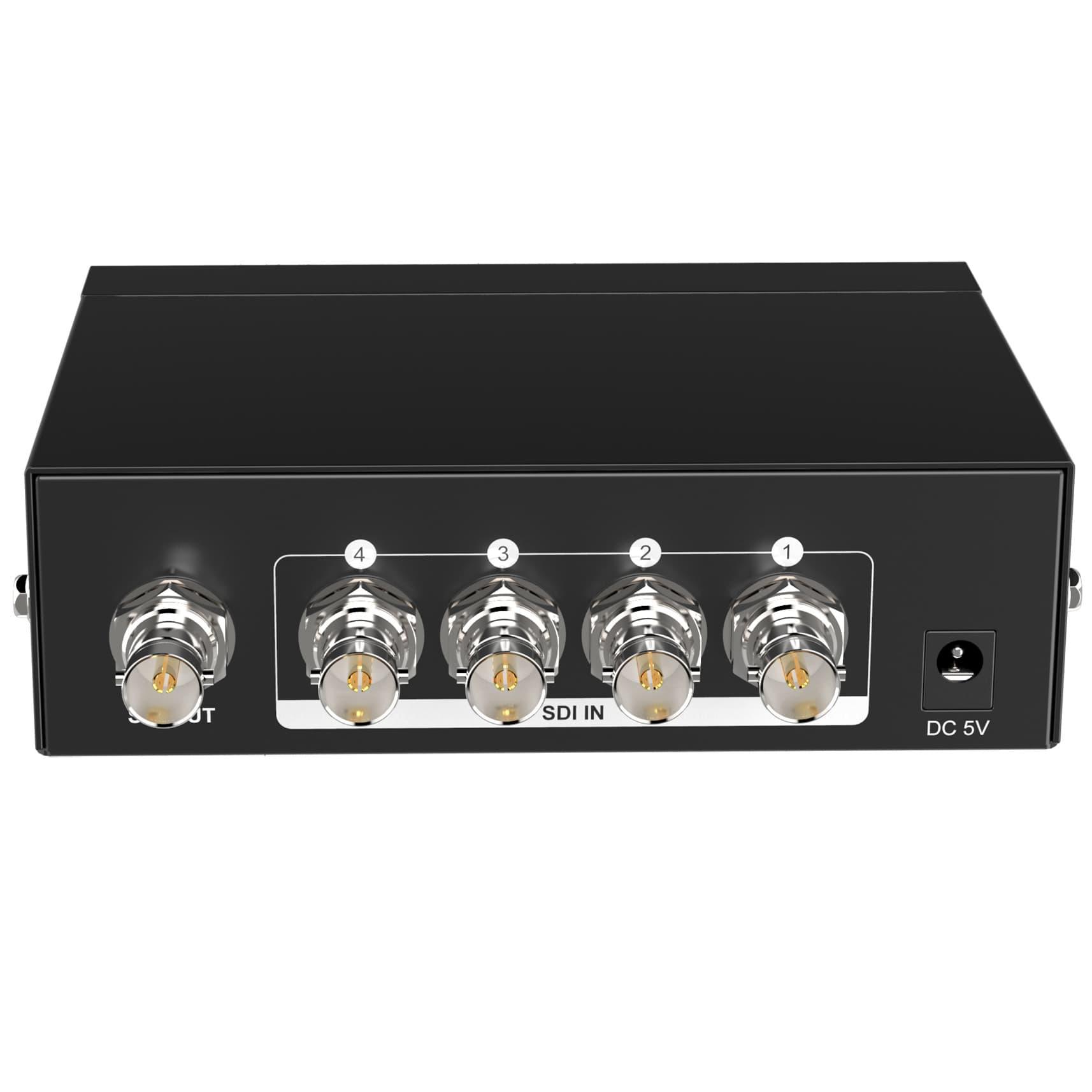 4 in 1 out Switch SDI 4x1 3G-SDI Auto Selector（SD401） - MT-VIKI