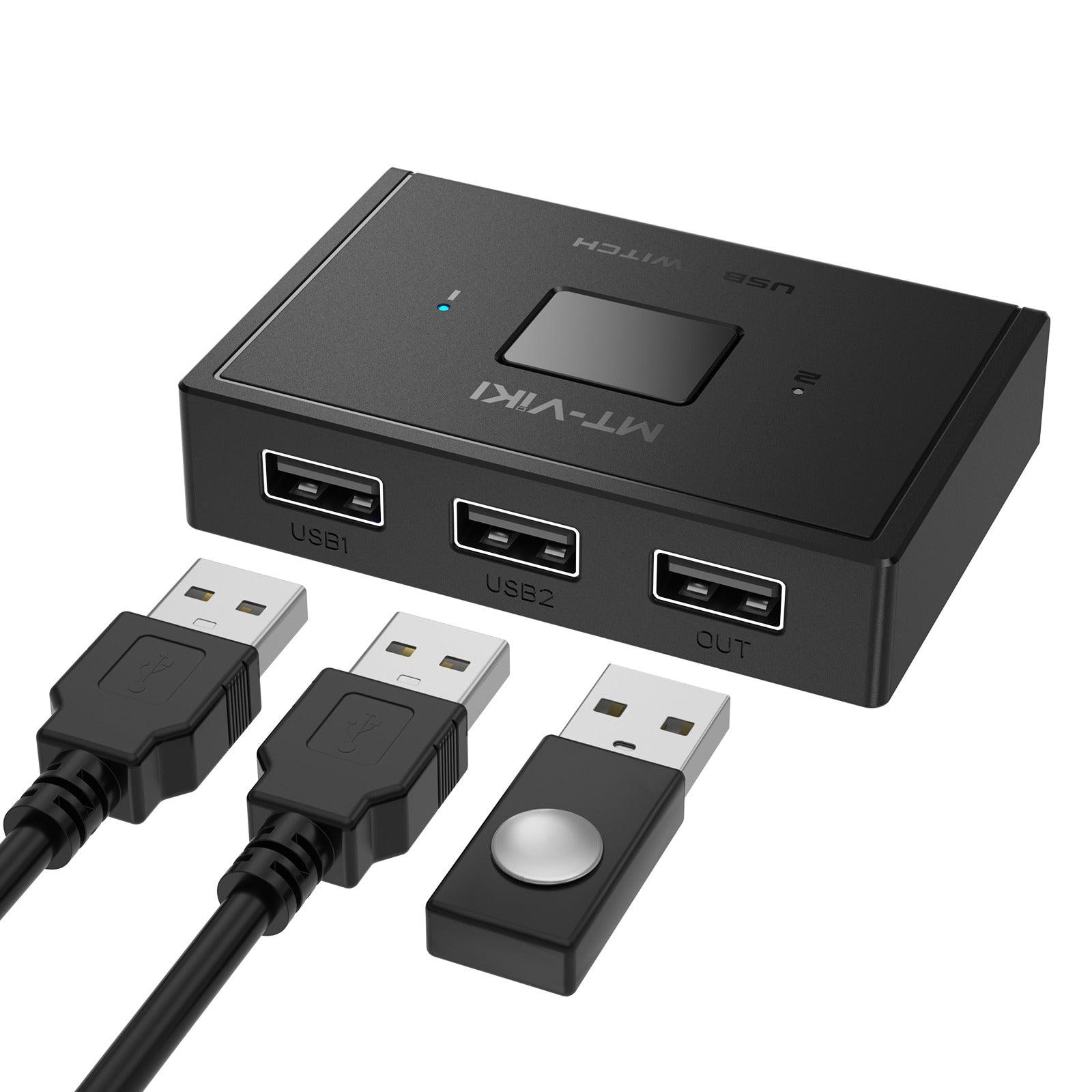 USB SwitchPro 2x1/1x2 2.0 Bidirectional Switch（SU202） - MT-VIKI