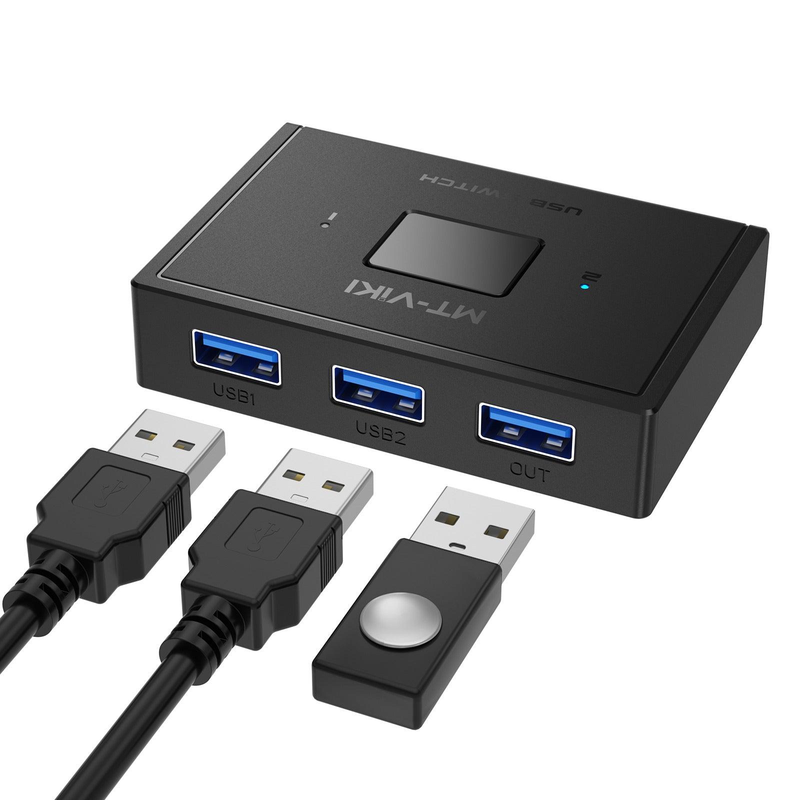 USB3.0 SwitchPro 2x1/1x2 3.0 Bidirectional Switch（SU302） - MT-VIKI