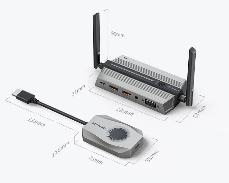 4K 30hz Wireless HDMI VGA Transmitter and Receiver（WX08） - MT-VIKI