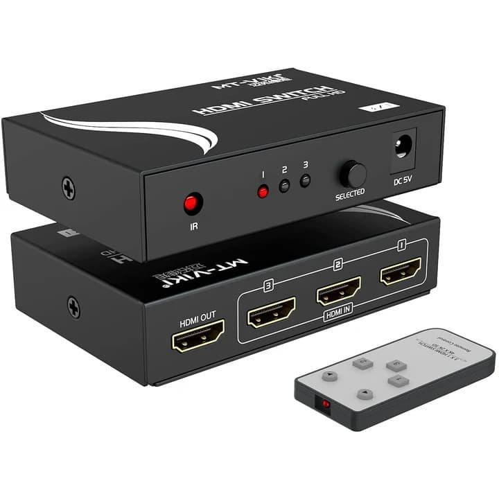 4K 30Hz 3 Port HDMI Switch Switcher 3 in 1 out Selector（SW301） - MT-VIKI
